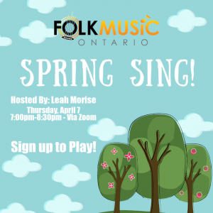 FMO spring sing-along with host Leah Morise